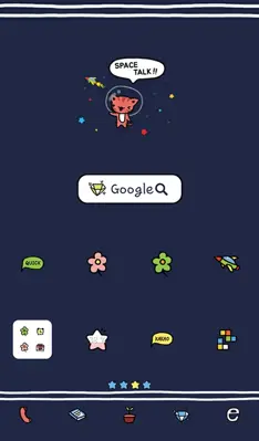 캐시오브미니애니멀(스페이스톡) 도돌런처 테마 android App screenshot 3